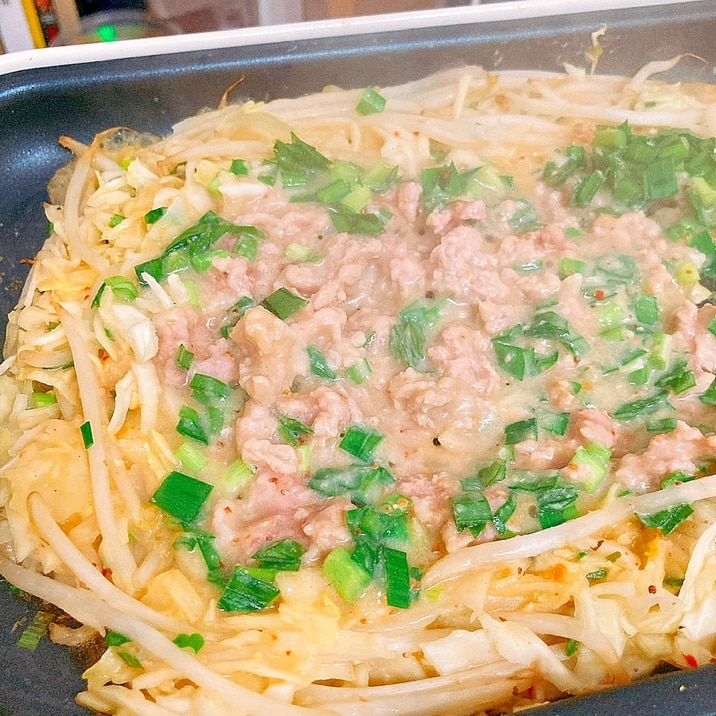 ホットプレートで作る！タンタンもんじゃ